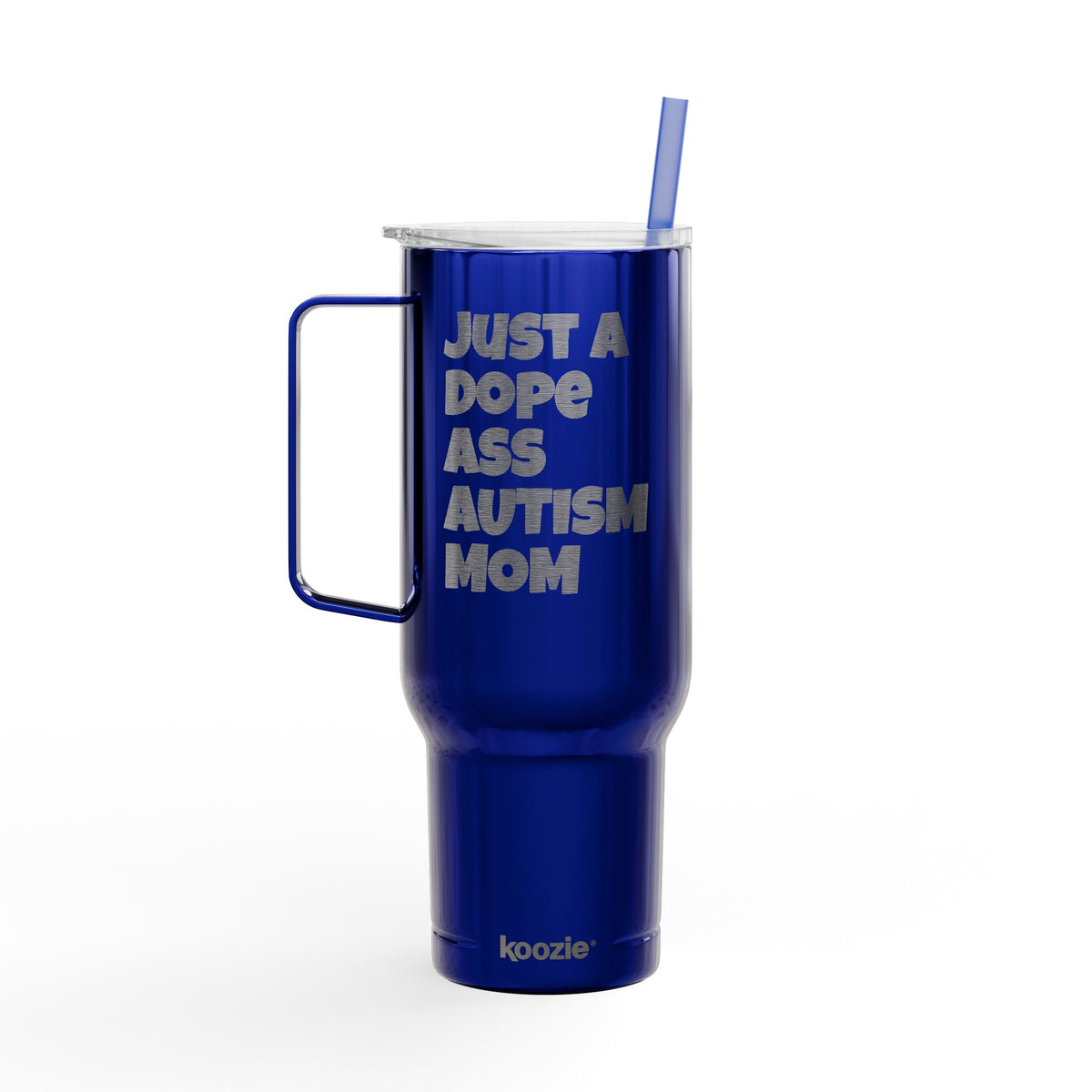 Engraved Insulated Tumbler for Autism Moms - 40oz with Lid