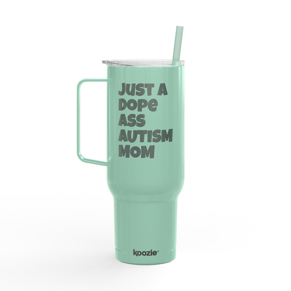 Engraved Insulated Tumbler for Autism Moms - 40oz with Lid