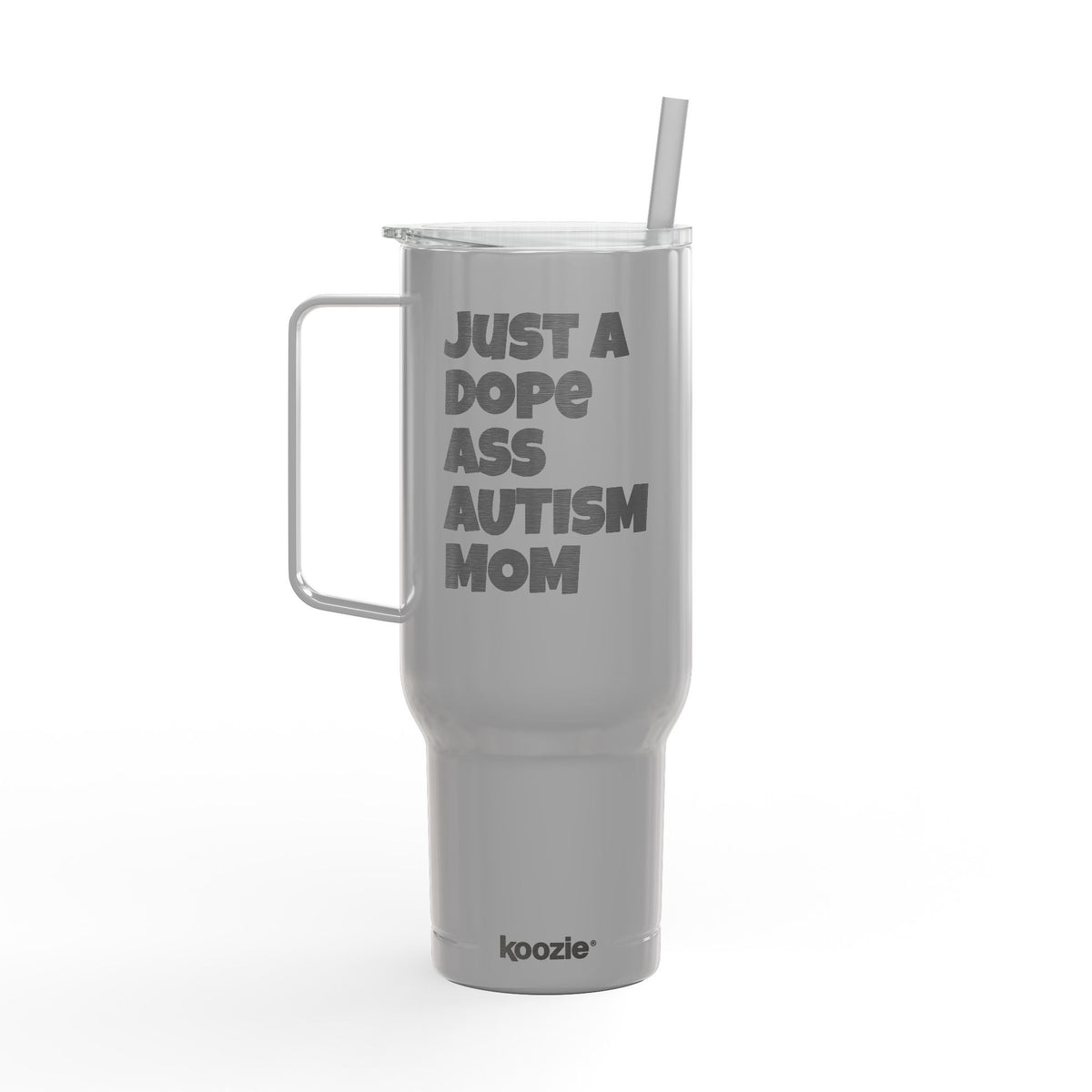 Engraved Insulated Tumbler for Autism Moms - 40oz with Lid