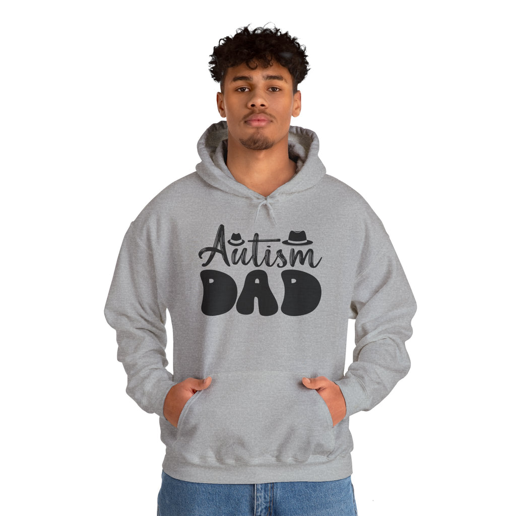 Autism Dad Unisex Heavy Blend™ Hoodie - Comfortable & Supportive Sweatshirt for Fathers