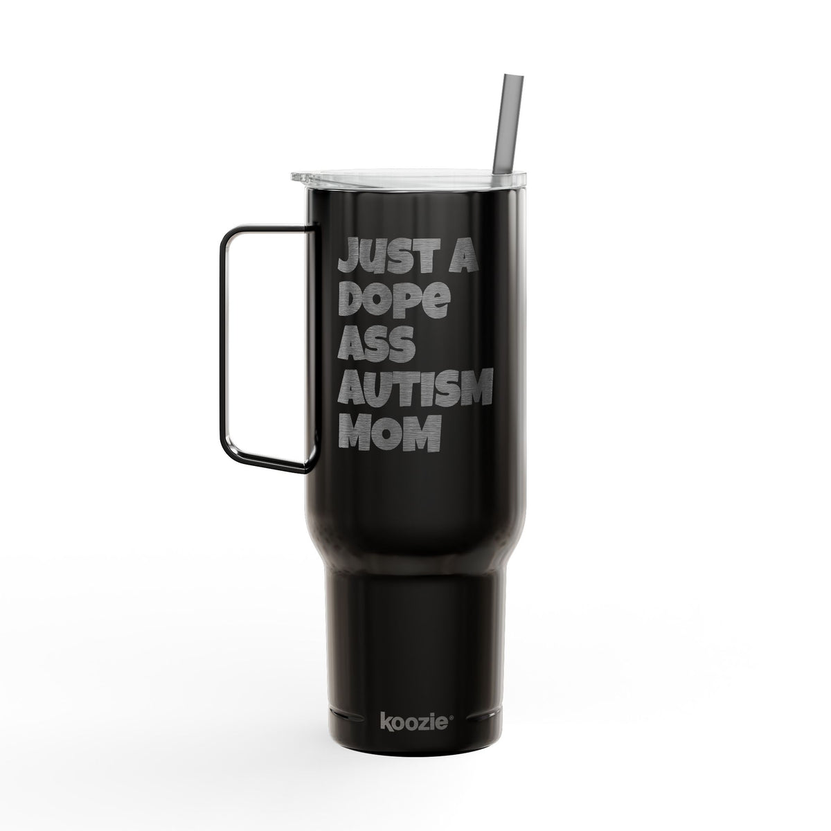Engraved Insulated Tumbler for Autism Moms - 40oz with Lid