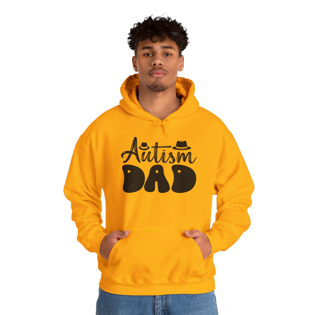 Autism Dad Unisex Heavy Blend™ Hoodie - Comfortable & Supportive Sweatshirt for Fathers