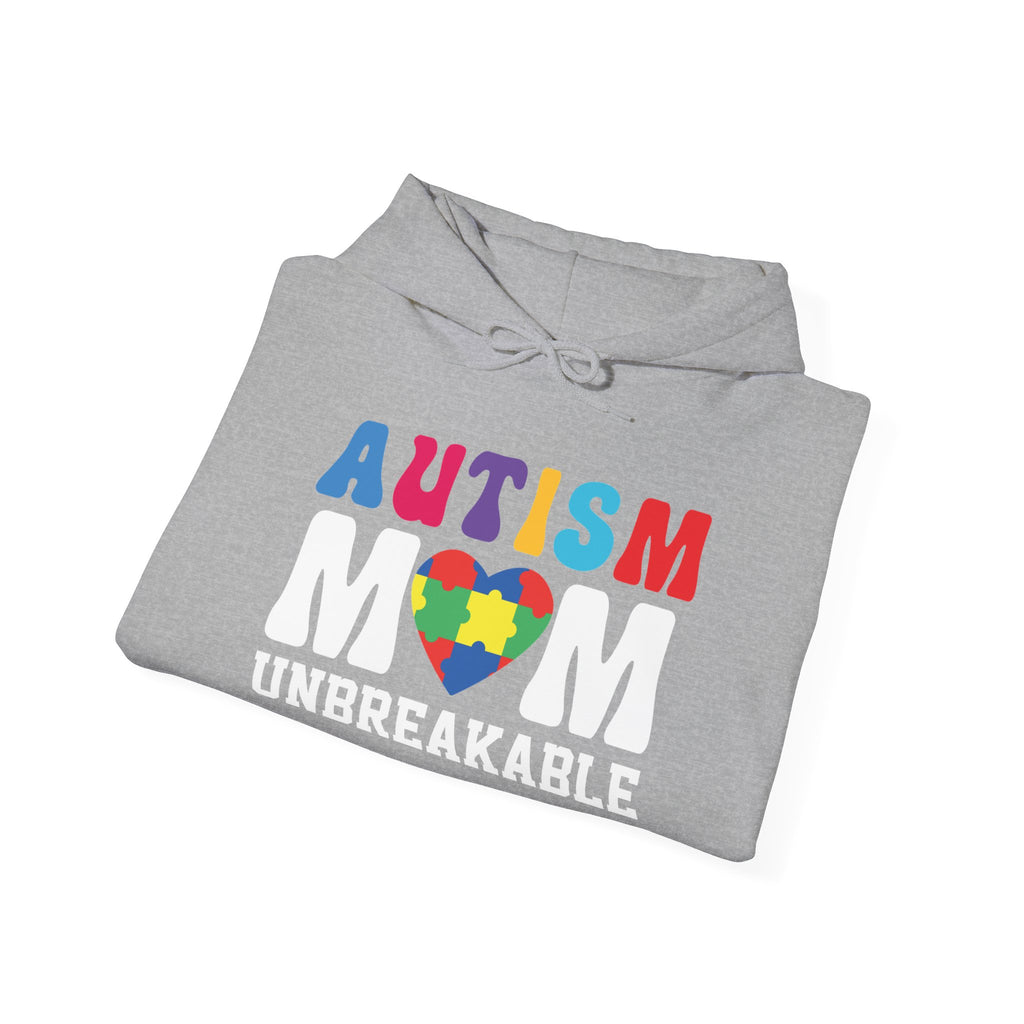 Autism Awareness Hoodie - Unisex Heavy Blend™ Sweatshirt with Heart Design