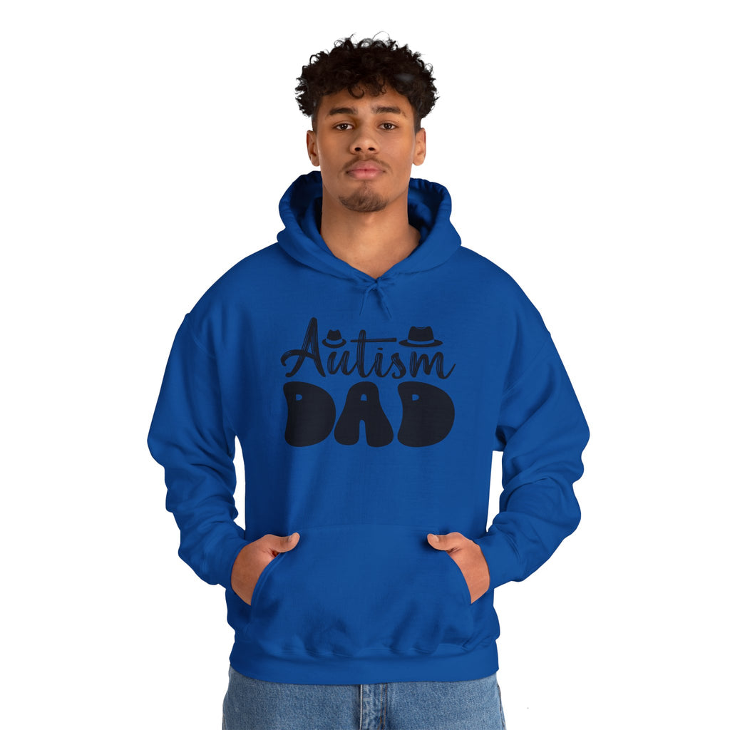 Autism Dad Unisex Heavy Blend™ Hoodie - Comfortable & Supportive Sweatshirt for Fathers