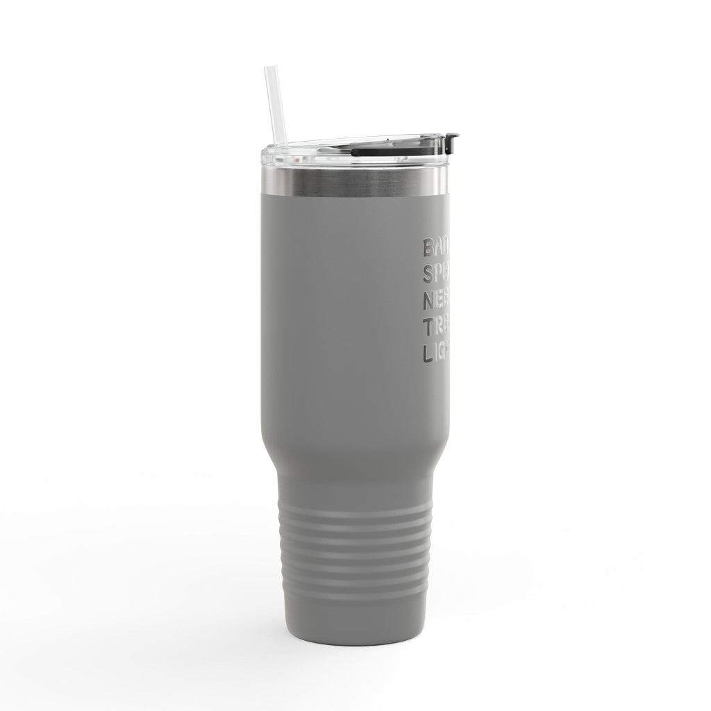 40oz Insulated Travel Mug — "Bad Ass Special Needs Mom" Tumbler
