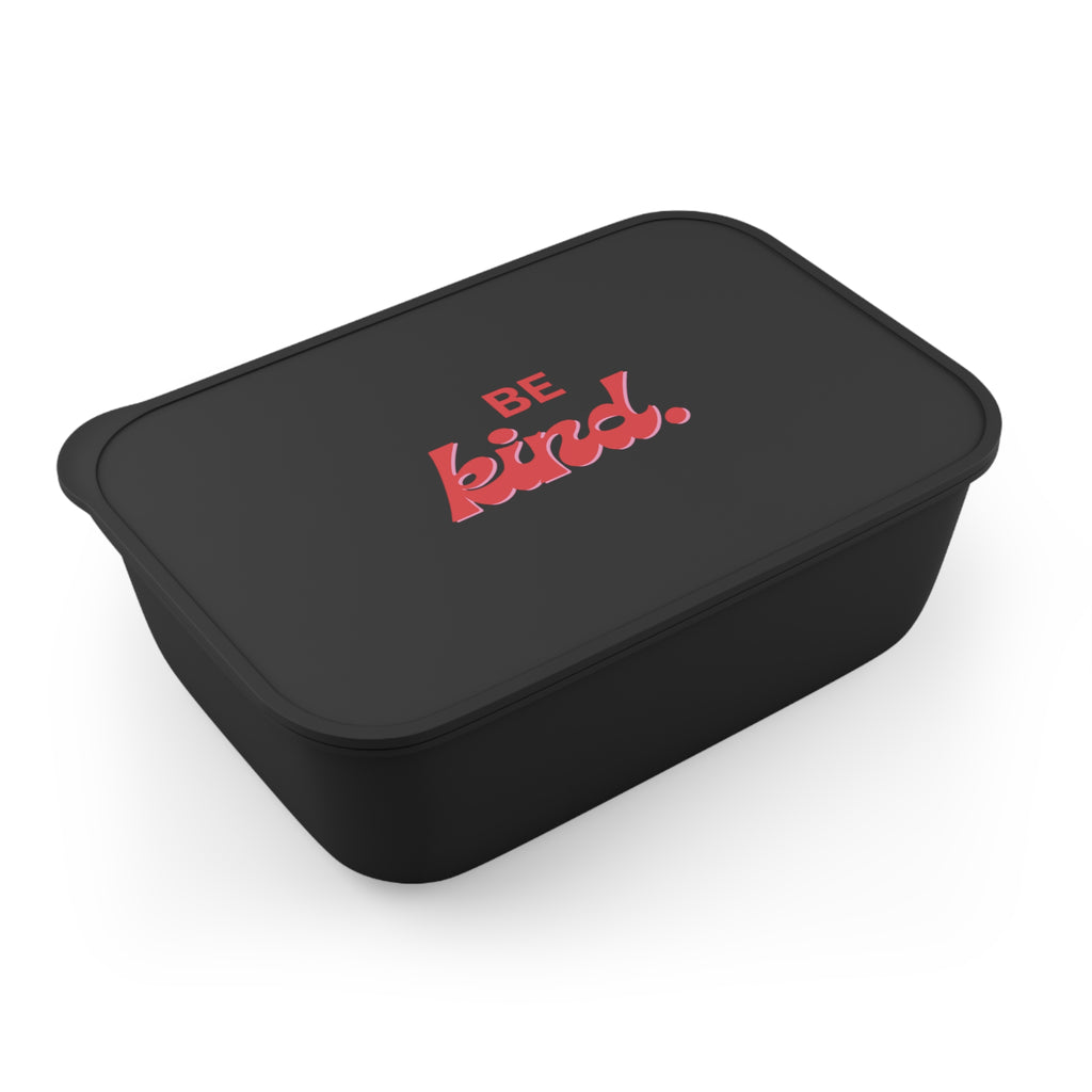 Be Kind PLA Bento Box with Band & Utensils