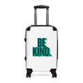 Suitcase — 'BE KIND.' Carry-On Luggage with Positive Message, Travel-Friendly Spinner