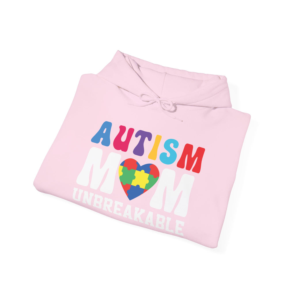 Autism Awareness Hoodie - Unisex Heavy Blend™ Sweatshirt with Heart Design