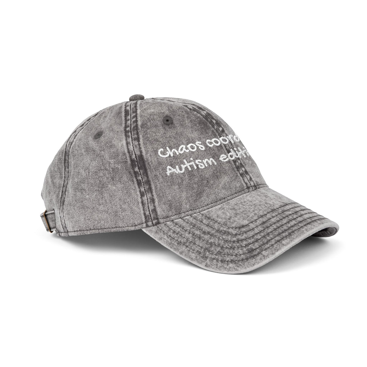 Vintage Cap — "Chaos Coordinator Autism Edition" Embroidered Hat