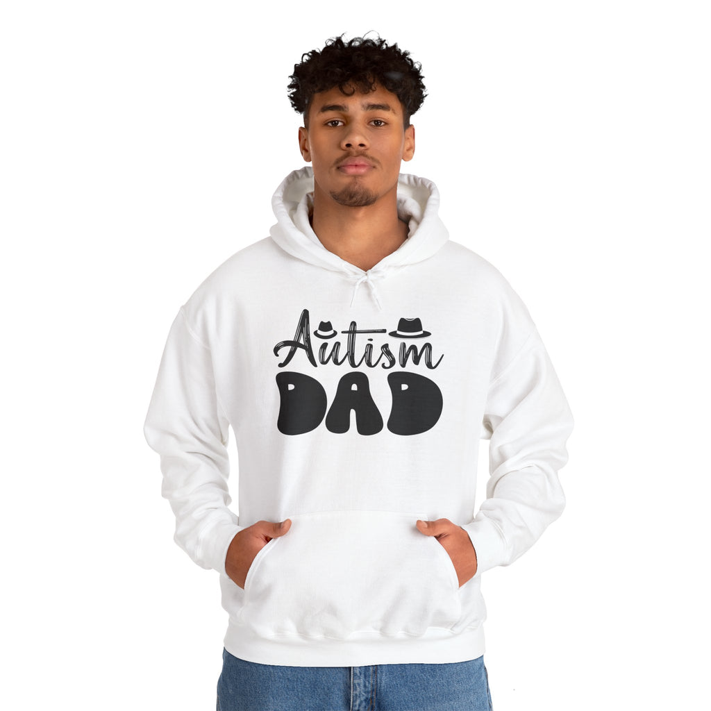 Autism Dad Unisex Heavy Blend™ Hoodie - Comfortable & Supportive Sweatshirt for Fathers