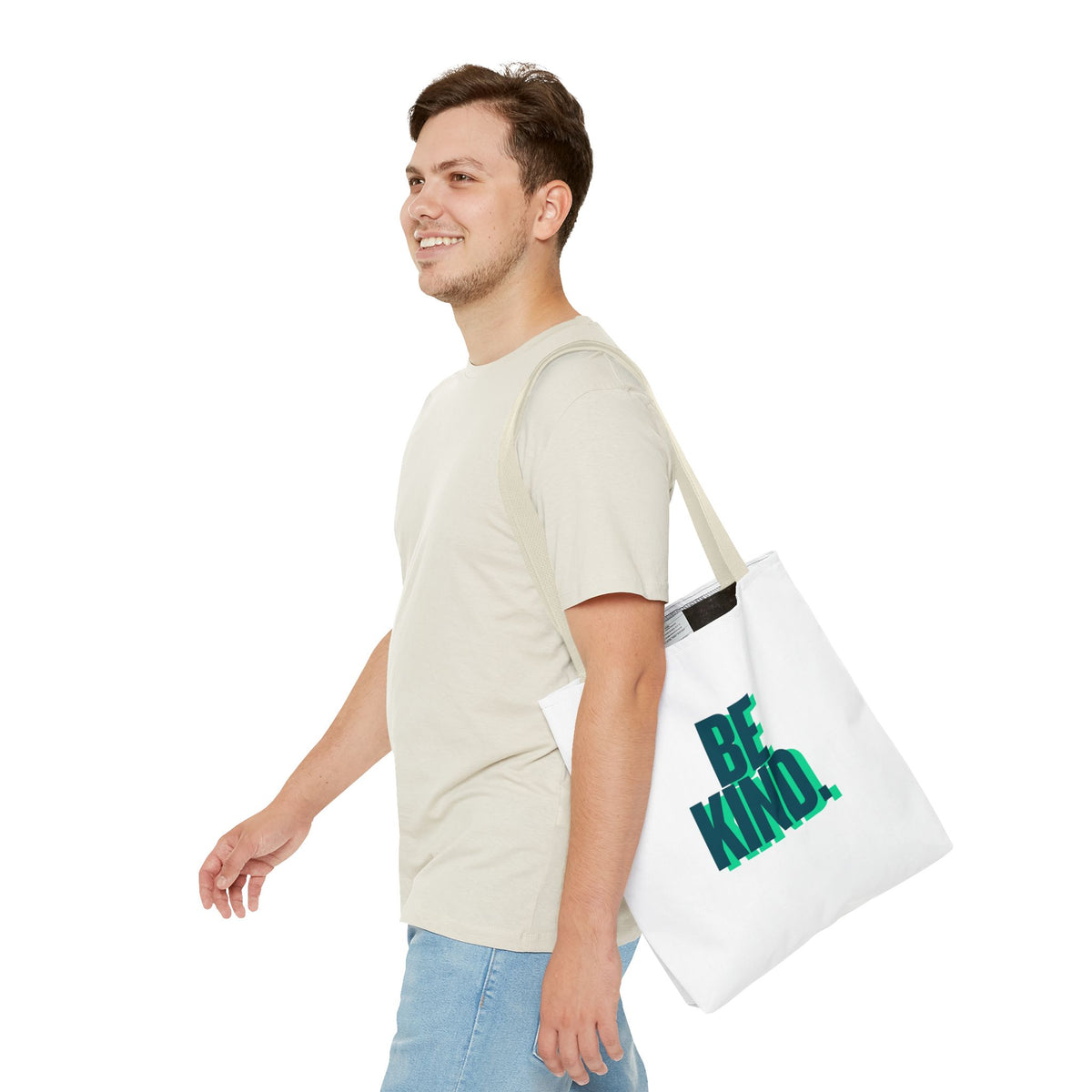 Be Kind Tote Bag – Bold Typographic Eco Shopper