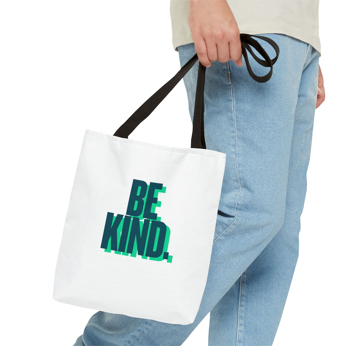 Be Kind Tote Bag – Bold Typographic Eco Shopper