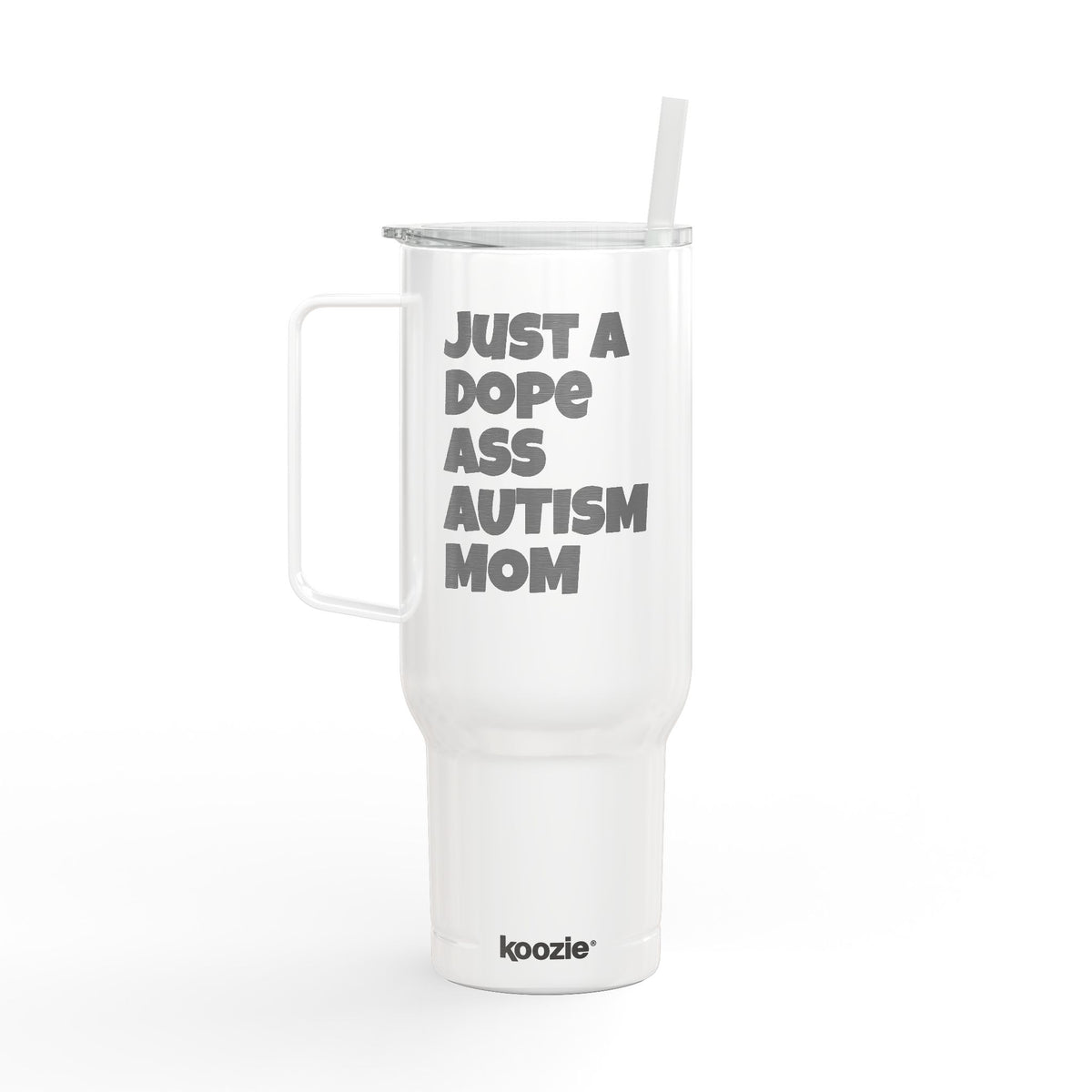 Engraved Insulated Tumbler for Autism Moms - 40oz with Lid
