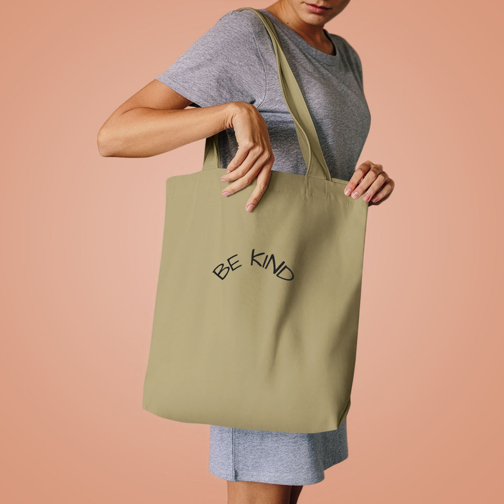 Be Kind Cotton Tote Bag – Minimalist Eco-Friendly Market Tote