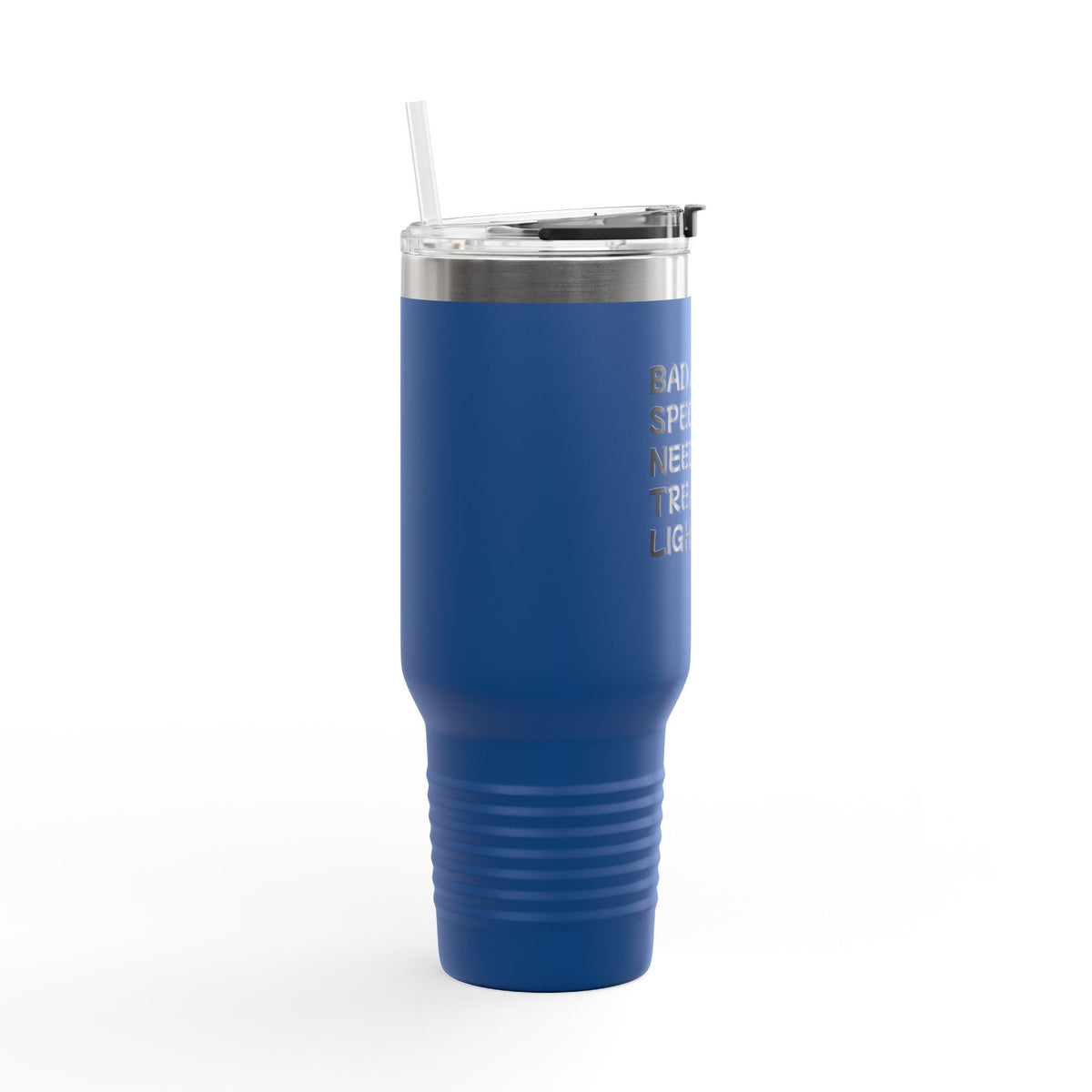 40oz Insulated Travel Mug — "Bad Ass Special Needs Mom" Tumbler