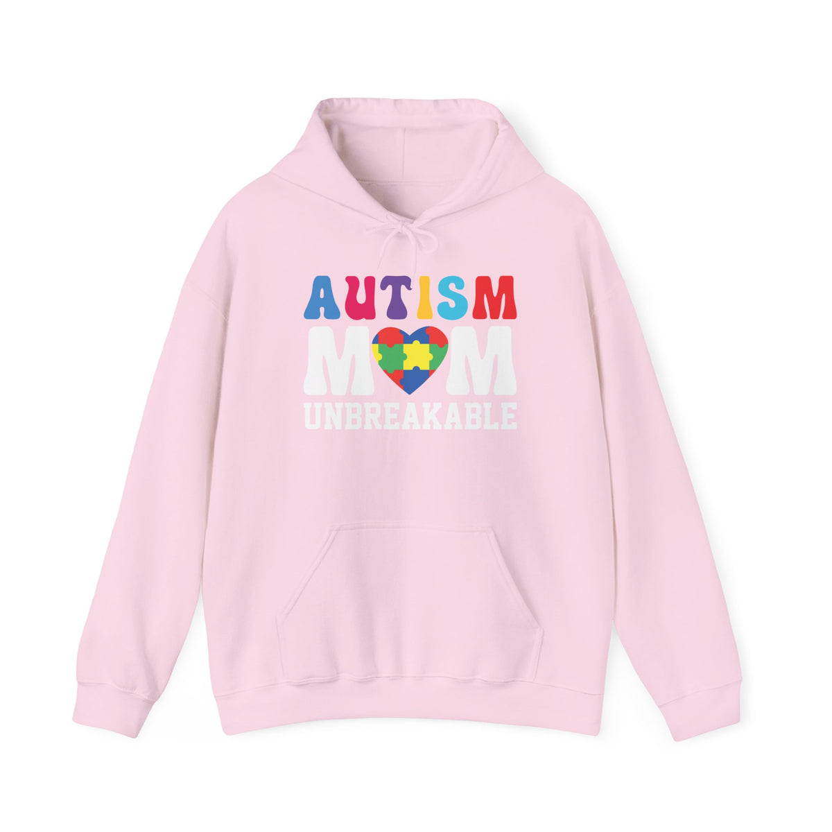 Autism Awareness Hoodie - Unisex Heavy Blend™ Sweatshirt with Heart Design