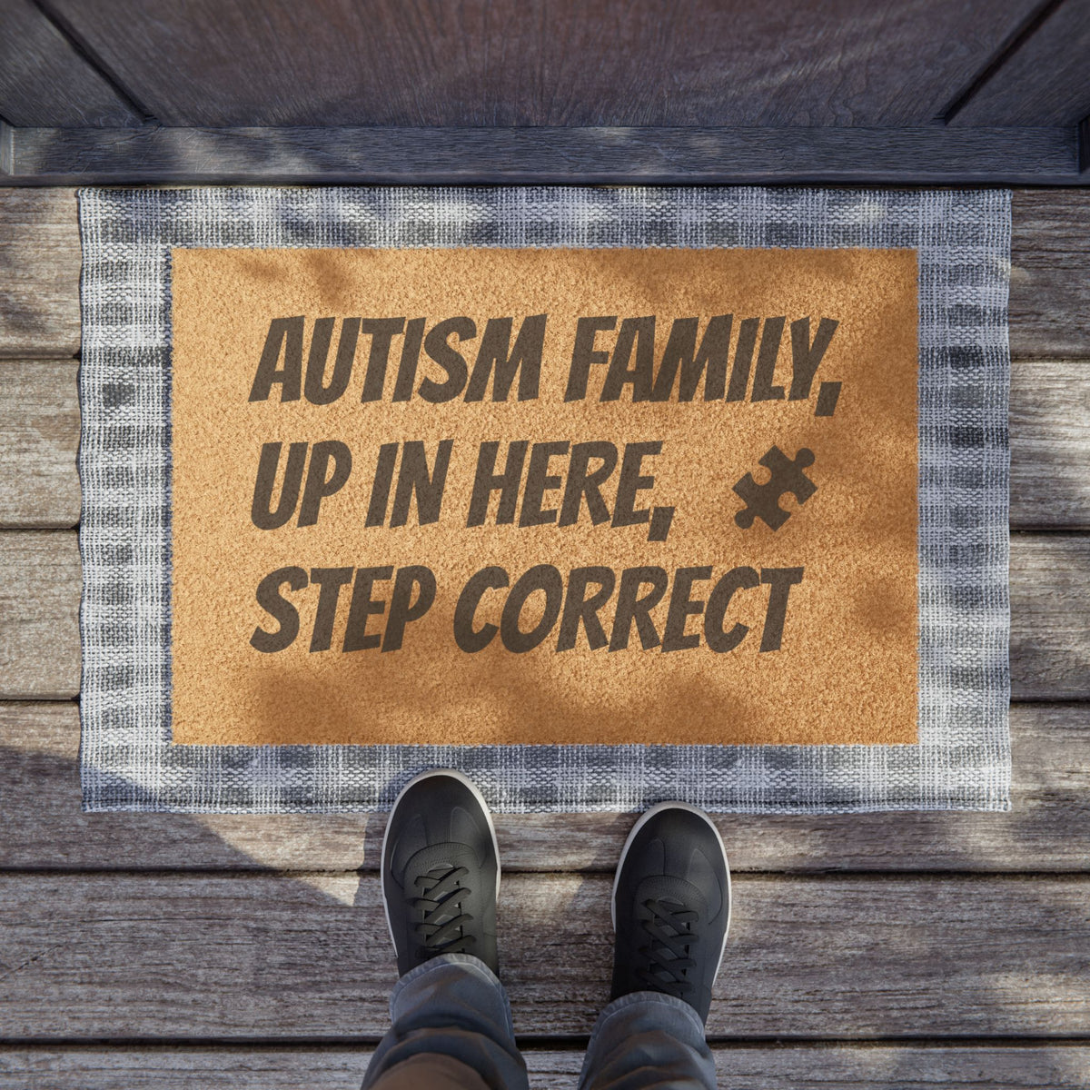 Autism Awareness Doormat