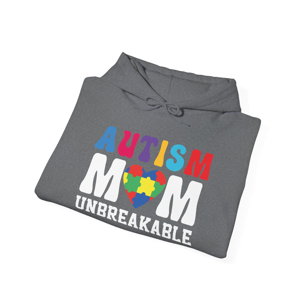 Autism Awareness Hoodie - Unisex Heavy Blend™ Sweatshirt with Heart Design