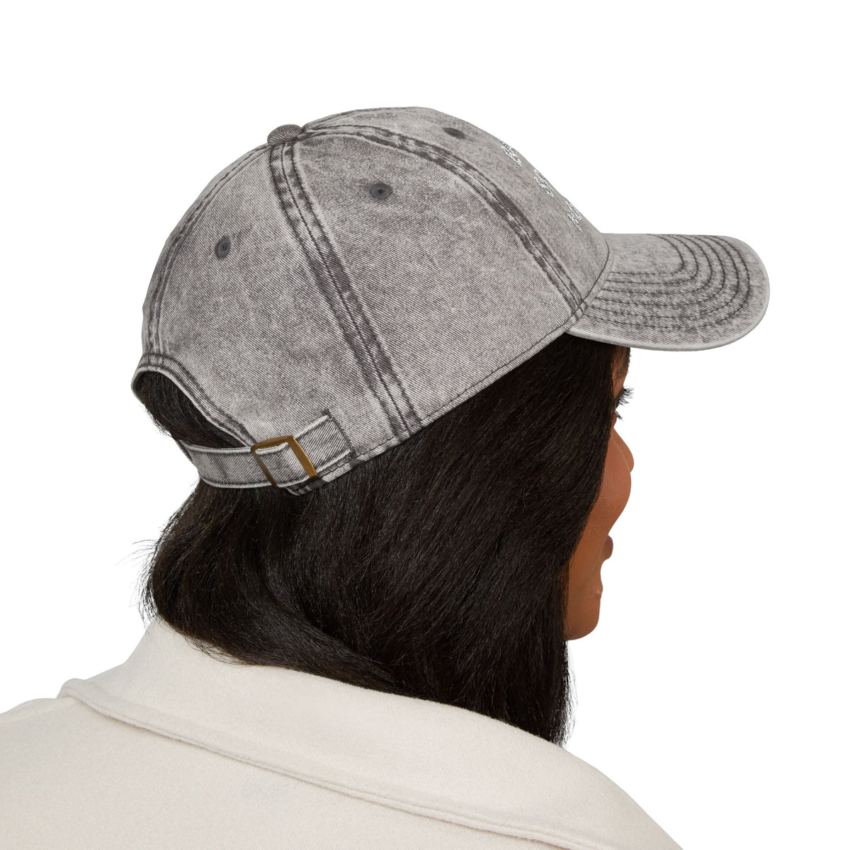 Vintage Embroidered Cap — "Bad Ass Special Needs Mom" Red