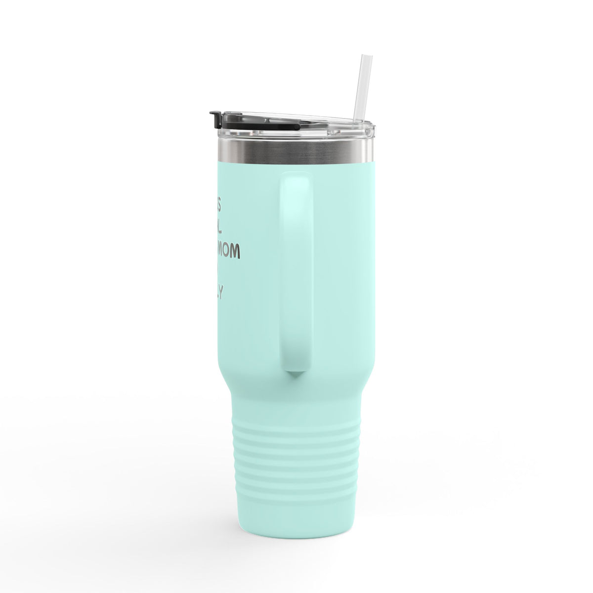 40oz Insulated Travel Mug — "Bad Ass Special Needs Mom" Tumbler