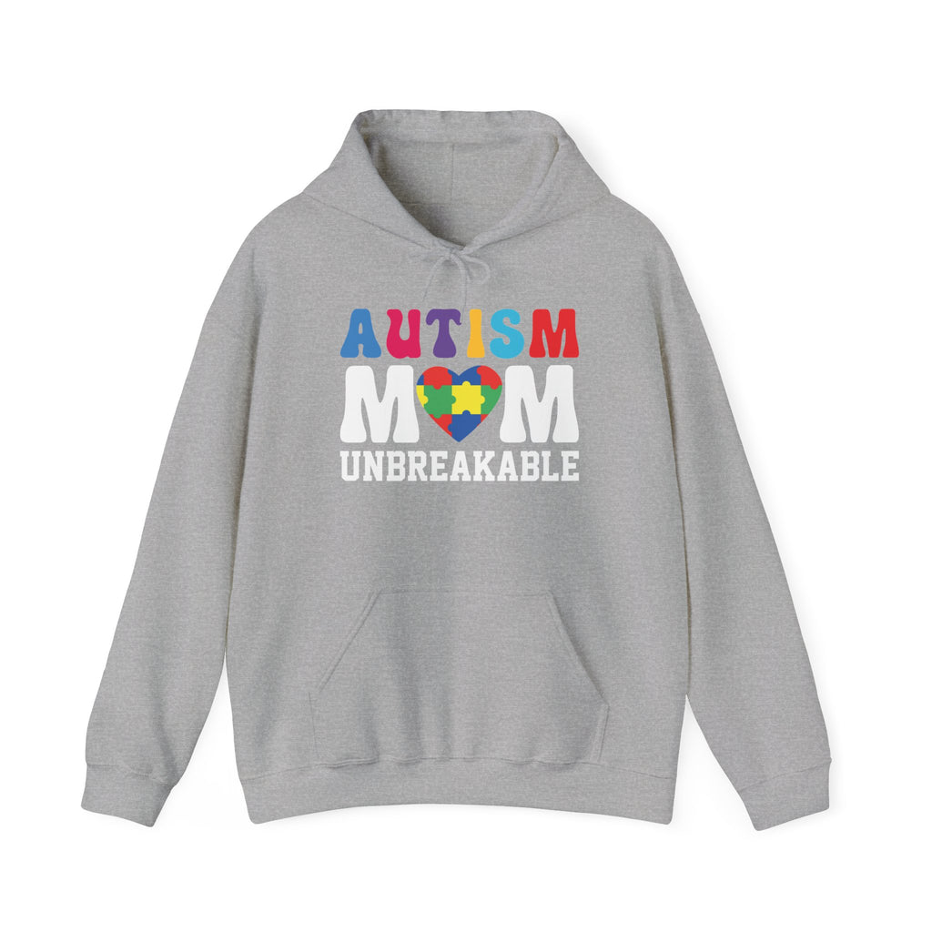 Autism Awareness Hoodie - Unisex Heavy Blend™ Sweatshirt with Heart Design