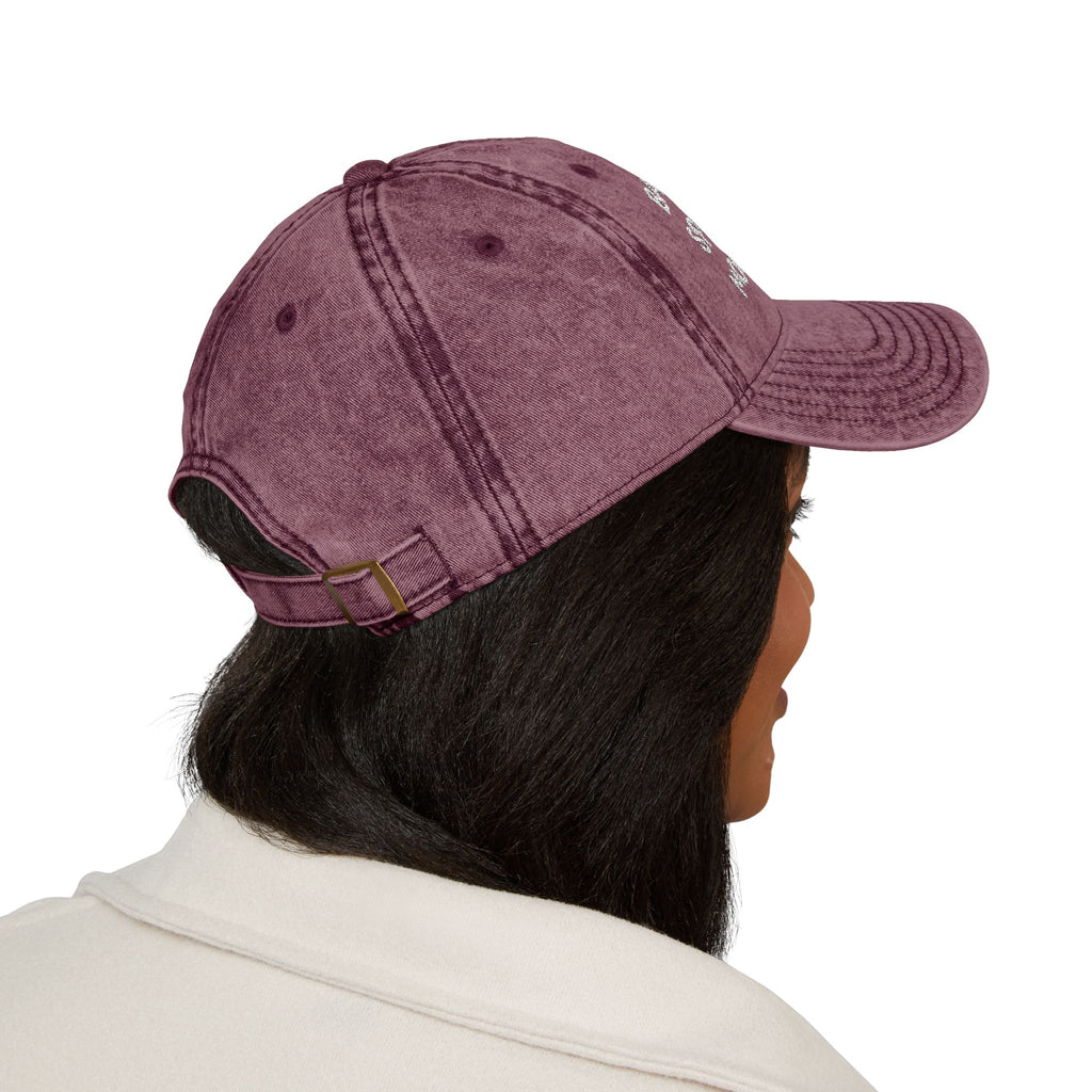 Vintage Embroidered Cap — "Bad Ass Special Needs Mom" Red