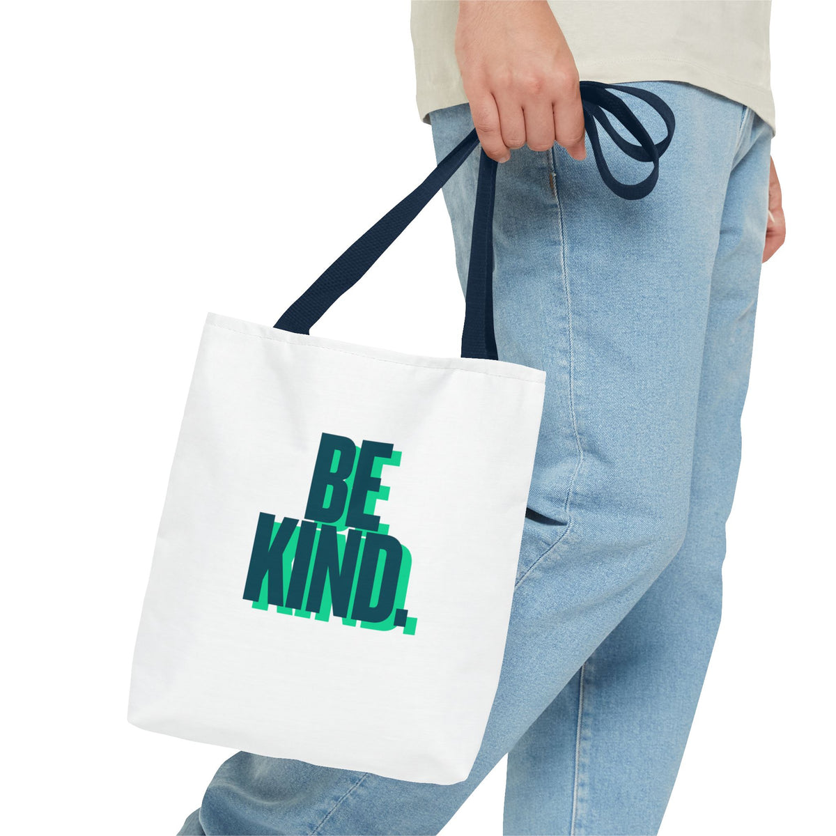 Be Kind Tote Bag – Bold Typographic Eco Shopper