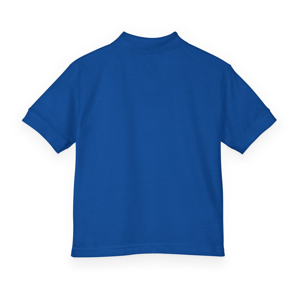 Youth Polo Shirt - 'Certified Autism Kid' Embroidered Chest Logo