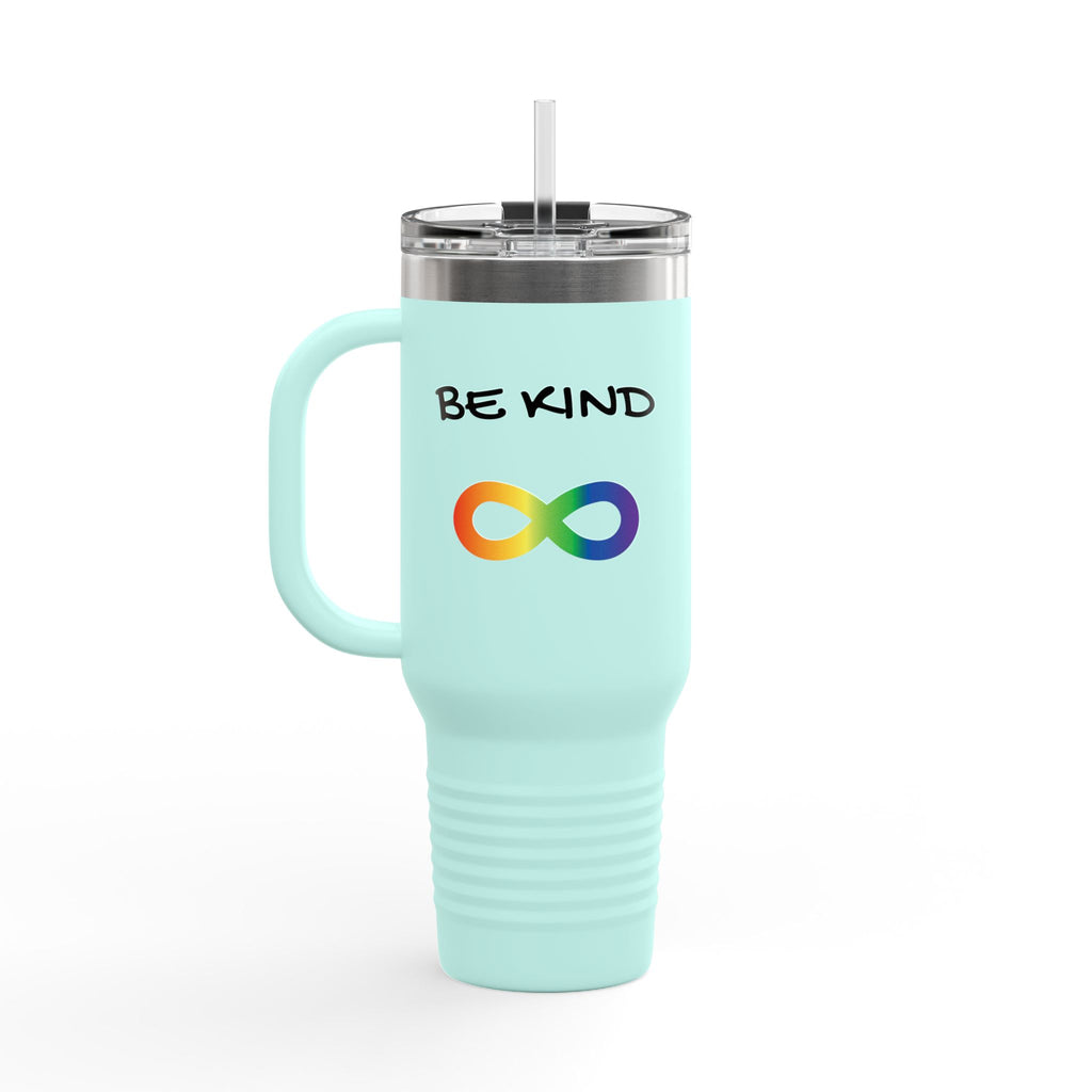 Be Kind Rainbow Infinity 40oz Insulated Travel Mug